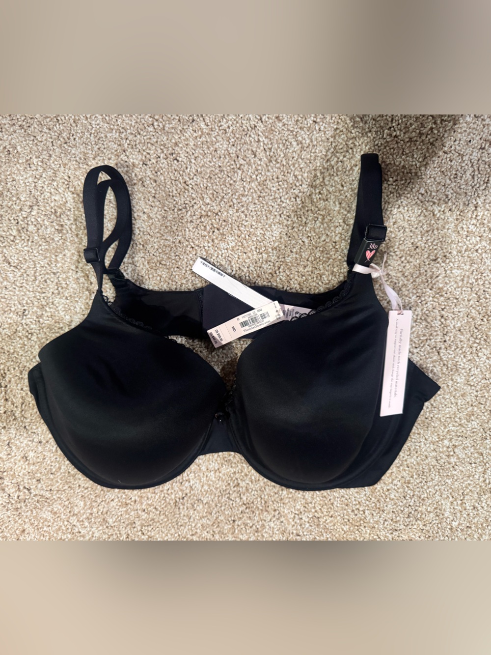 Victoria's Secret Black body by Victoria lightly lined Bra - Picture 2 of 3